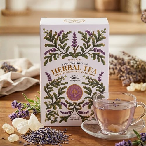 hojari frankincense & lavender tea